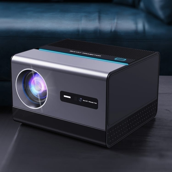 GXMO H50 Android 12 2GB+16GB 1080P 500ANSI 2.4G & 5G Dual WiFi Modes Wireless Projector(Black) A146-EDA006314201A