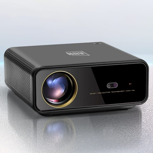AUN U001 4K 18000 Lumens Portable Home Theater LED HD Digital Projector, US Plug (Black) A146-DMP0175B