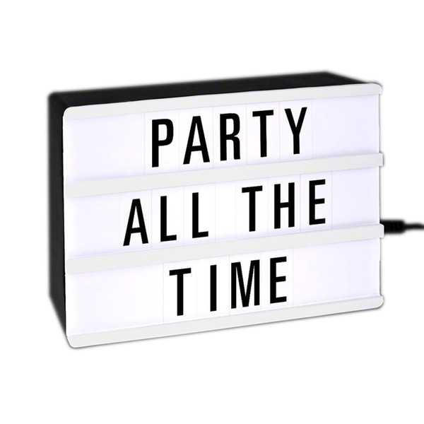 LED Mini Cinema Marquee Lightbox USB Powered Customizable A706-CMLSCUPL-MN