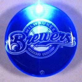 Milwaukee Brewers Officially Licensed Flashing Lapel Pin A706-2180000