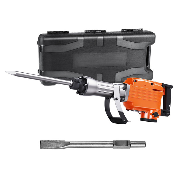 Demolition Jack Hammer, 2200W Electric Jackhammer Heavy Duty, 1350 BPM Concrete Breaker, 2pcs Chise E415-DXDHYCPZJZKJ1XQ8GV1