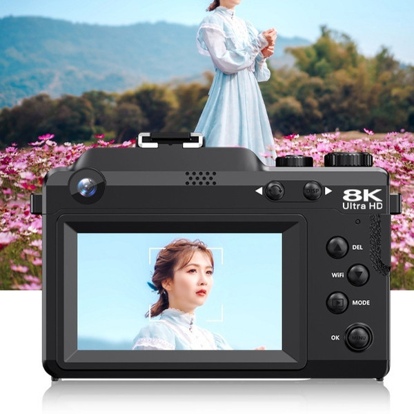 Digital Camera For Students 8K Mirrorless High-Definition Video Recording CCD Front And Rear Selfie Q119-CJYD2791023