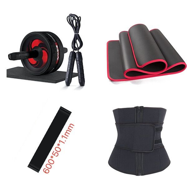 Model: Bundle, Size: C Corset XXL - The abdominal muscle wheel can be equipped with tension belt pu Q119-CJYDQTJM00381-Bundle-C Corset XXL