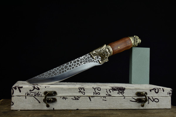 Kitchen Knife Dragon Tiger Bone Knife Ice Crack Q119-CJCJ1167894
