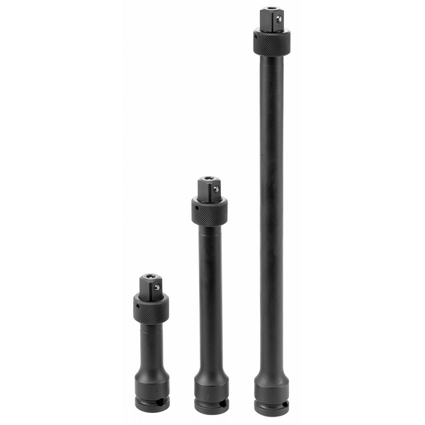 Grey Pneumatic 1/2" Drive 3 Piece Locking Extension Set T398-GRE2203QL