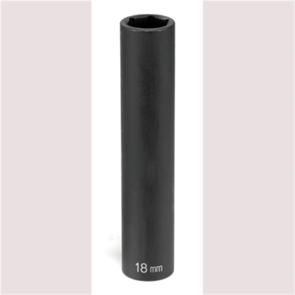 Grey Pneumatic 1/2" Drive x 18mm Extra-Deep Socket T398-GRE2018XMD
