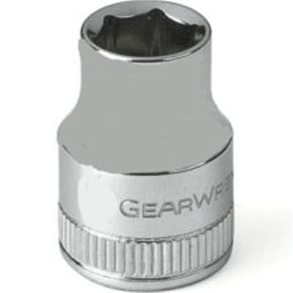 GearWrench 1/4 Inch Drive 6 Point Standard Metric Socket 15mm T398-KDT80137
