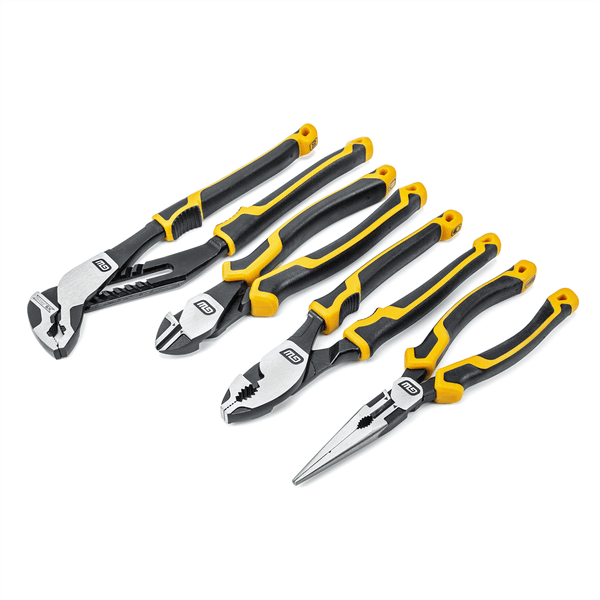 GearWrench 4 Piece PITBULL Dual Material Mixed Plier Set T398-KDT82203C-06