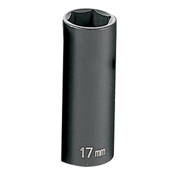 Grey Pneumatic 3/8" Drive x 17mm Deep Socket T398-GRE1017MD