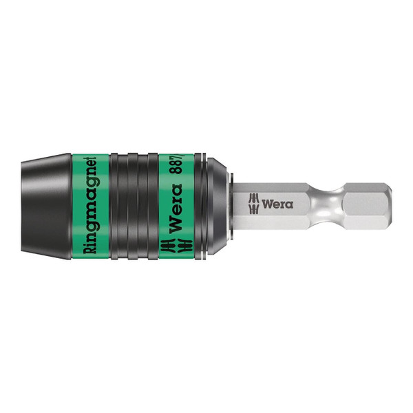 Wera Rapidaptor Ring Magnet Short Universal Bit Holder: 1/4" x 57mm (2-1/4") M119-05073511001
