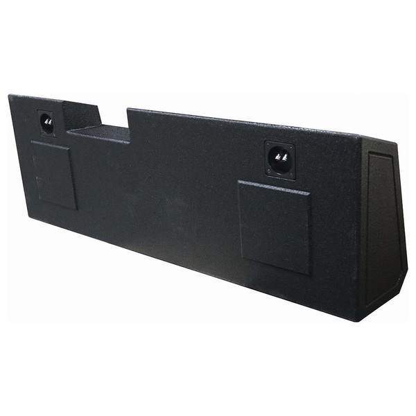 QPower "QBOMB" Chevy/GMC Crew Cab or Double Cab '19-'26 Dual 12" Sealed Woofer Box M119-QBGMC122019