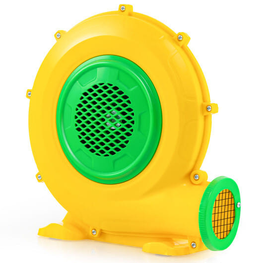 680W Air Blower Air Pump Fan with Convenient Handle and Ground Stakes-680W - Color: Yellow - Size:  D681-ES10342US