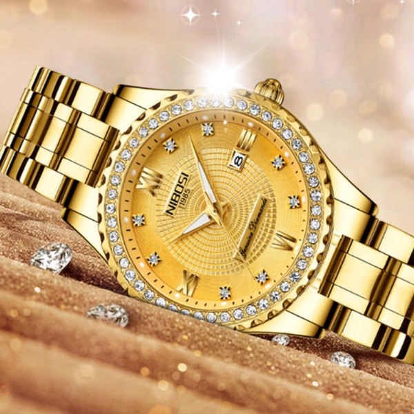 Women's Ultra-thin Automatic Mechanical Luminous Waterproof Quartz Watch Q119-CJNS2521317
