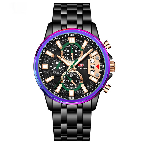 Color: 05 Black Shell Color Black - Personalized Waterproof Quartz Watch Magic Color Shell Multifun Q119-CJNS242274605EV