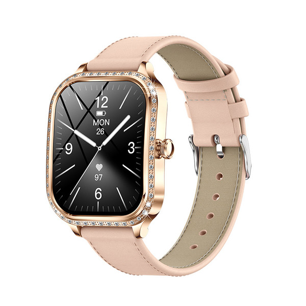 Color: Le Rouge Perfecto - MK88 Women's Bluetooth Calling Heart Rate Blood Pressure Blood Oxygen De Q119-CJJX256288805EV