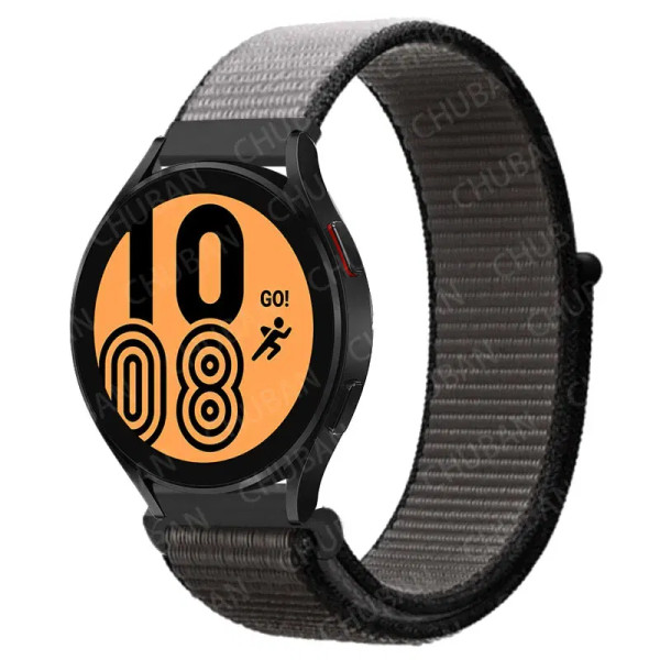 Band Color: Silver, Band Width: 22mm - 20mm/22mm nylon Band F640-12000036495800176