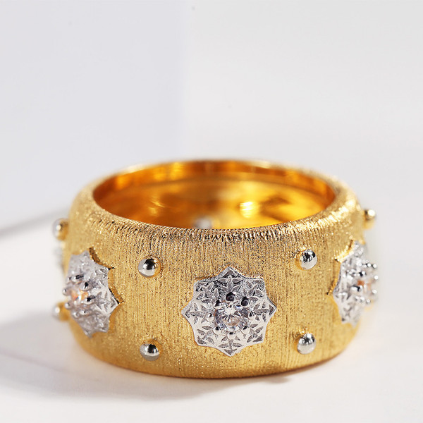 Color: A, Size: 12 - Vintage Style S925 Silver Ring Bracelet Q119-CJLX101620518RI