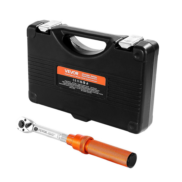 Click Torque Wrench Set, 1/4Inch Drive, 20-240 lbf-in / 2.3-27.1N.m, Dual-direction and Dual Range  E415-DJSNLBS102300IUGKV0