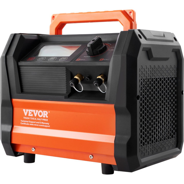 Refrigerant Recovery Machine, 1 HP Dual Cylinder Portable AC Recovery Machine with 3000rpm Brushles E415-LMHSJBXSWSDJ4X31PV1