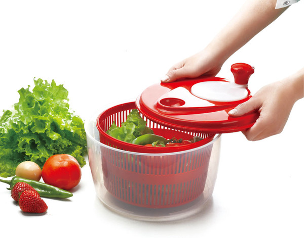 Color: Green - Salad Cuisine Large Fruit and Vegetable Dehydrator Manual Washing Fruit and Vegetabl Q119-CJJJCFCJ00522-Green