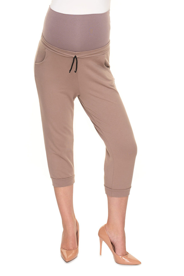 beige - Crop pants model 157819 PeeKaBoo U704-157819