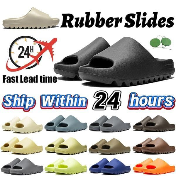 Color: Beige - Size: US10=EUR44.5=UK9.5-10 - Slides for Men Women Designer Slippers Flat Heel Slide Y829-1403525517491126376