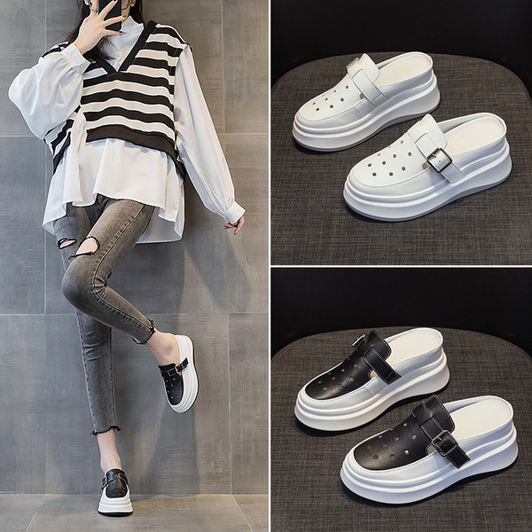 Women's Fashion Casual Platform Muffin Soft Bottom Cutout Sandals Q119-CJYD1994661