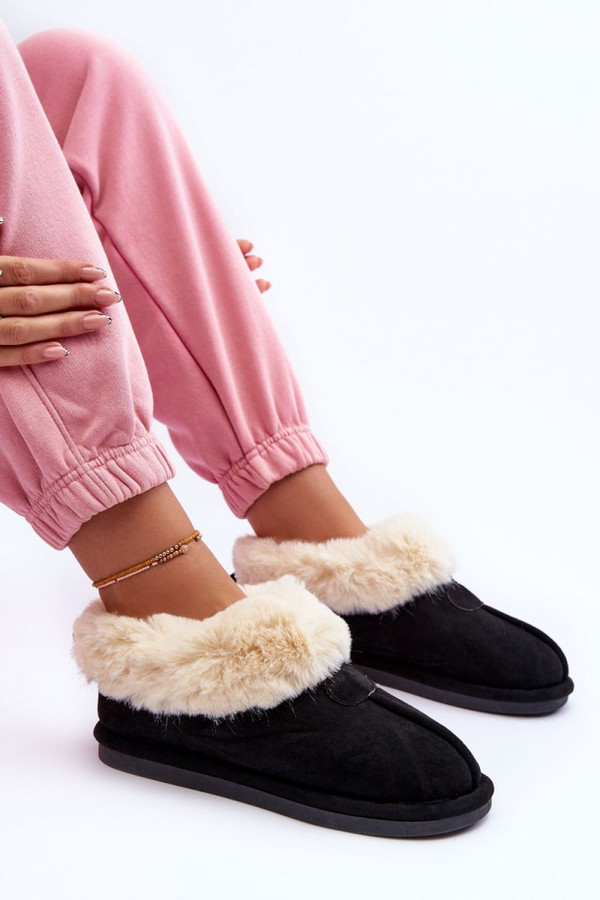 black - Slippers model 188687 Step in style U704-188687