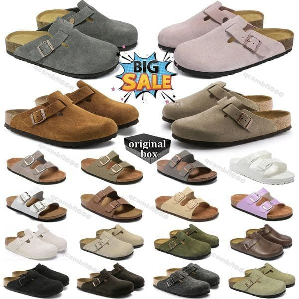 Color: Chestnut Low-heel - Size: Women US9/Men US7=EU40 - Sandals Clogs 5A Designer Clog Slippers C Y829-1464701949302538300