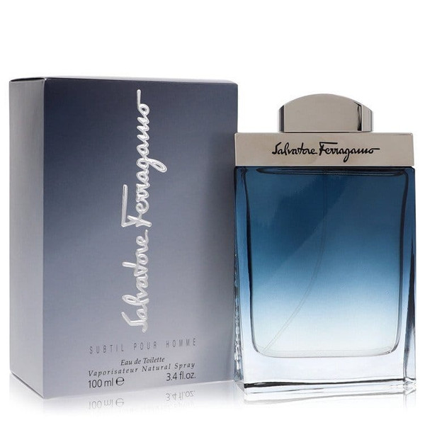 Subtil by Salvatore Ferragamo Eau De Toilette Spray 3.4 oz (Men) V728-403345