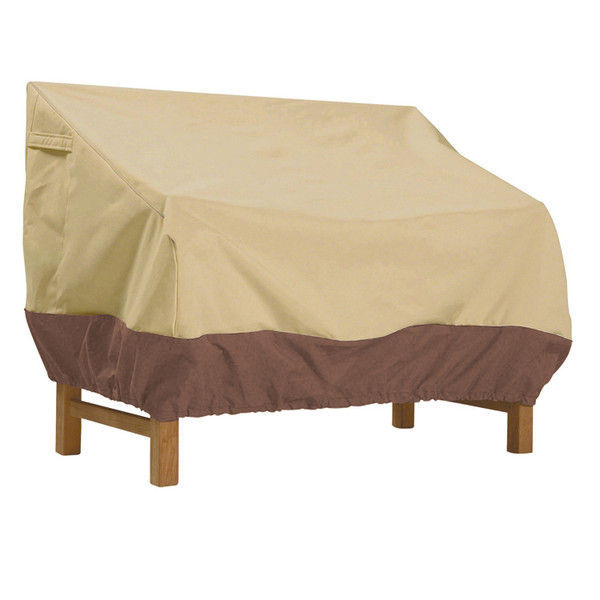 Color: Beige and cofffee, Size: Medium - Outdoor Multi-seat Sofa Cover Waterproof Sunscreen Balcony Q119-CJRN120805808HS