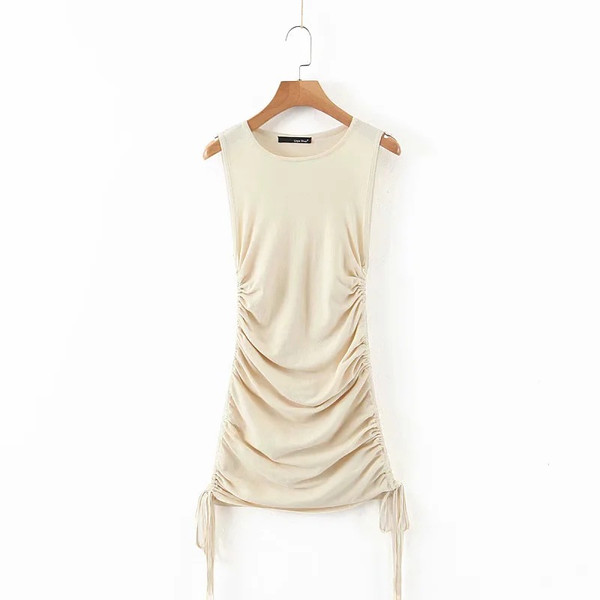 Color: Beige, Size: One size - Women's slim hip skirt Q119-CJNSSYLY06593-Beige-One size