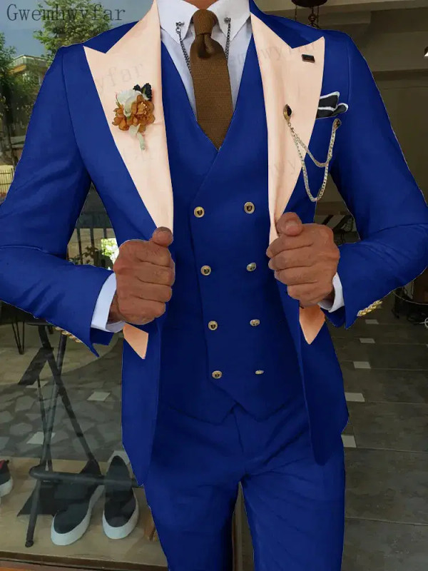 Color: Dark Grey, Size: L - Gwenhwyfar Mint Green Groom Male Wedding Prom Suit Slim Fit Tuxedo Mens F640-12000032615962174