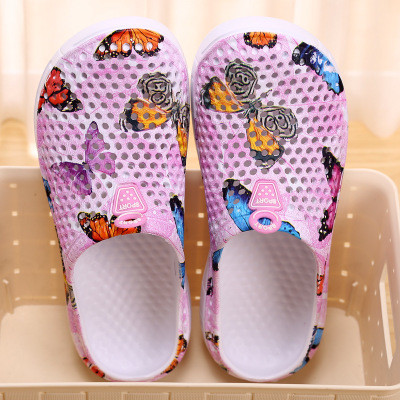 Color: Pink, Size: 38 - Beach hole shoes Q119-CJBHNSNS07177-Pink-38