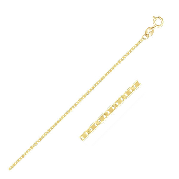 Size: 18'' - 10k Yellow Gold Mariner Link Chain (1.20 mm) P150-37944-18