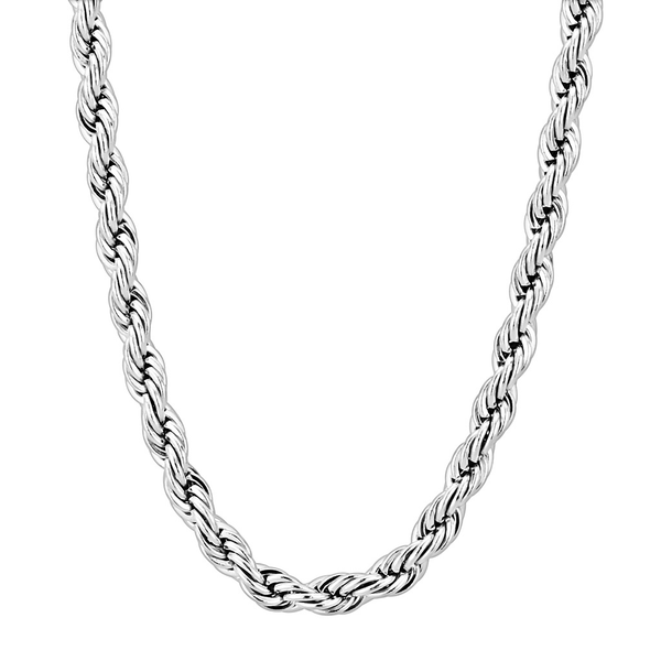 TK2433 - High polished (no plating) Stainless Steel Chain with No Stone A874-TK2433