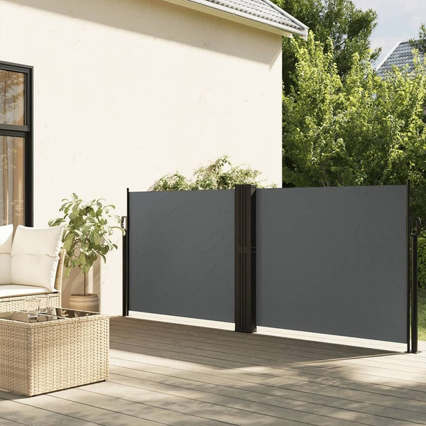 Retractable Side Awning Anthracite 55.1"x236.2 A949-4004613