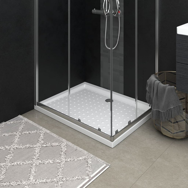 Shower Base Tray with Dots White 35.4"x27.6"x1.6" ABS A949-148896
