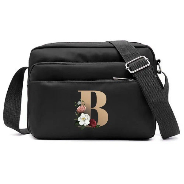 Color: Blue - New Fashion Multi-layer Travel Leisure Simple Storage Bag Black Gold Letter Series Pr F640-12000038175142848