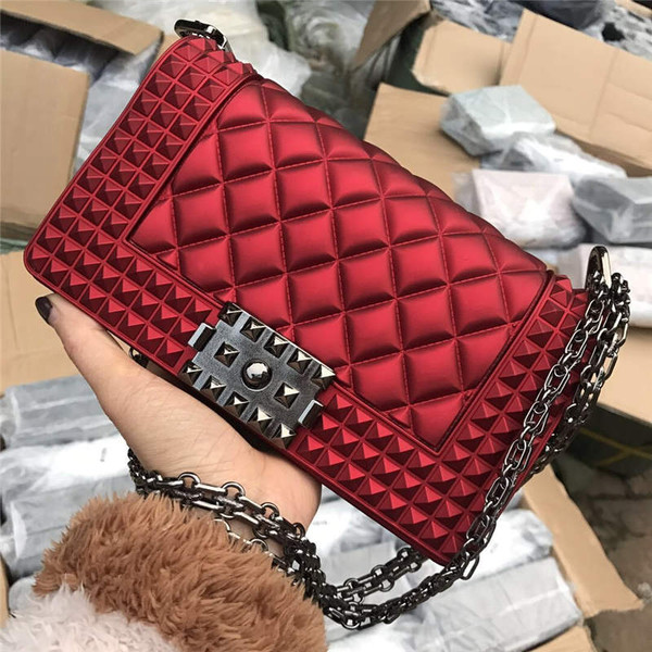 Color: Red, Size: S - Chain bag Q119-CJBHNSNS08940-Red-S