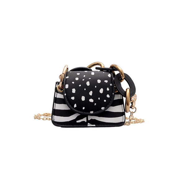 Color: Black, Size: S - Crossbody shoulder bag small square bag Q119-CJBHNSNS07239-Black-S