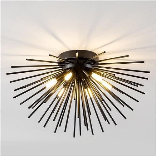 Modern Style Home Light Wholesale Black Hedgehog Design Ceiling Light A392-flig0067