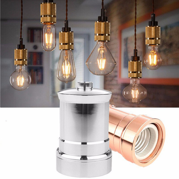 E27 E26 Aluminium Retro Vintage Industrial Edison Screw Light Socket Lamp Holder C122-1034139