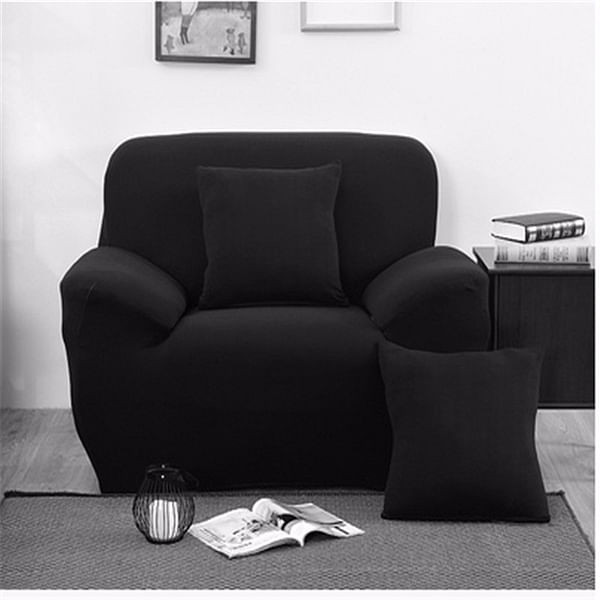 Three Seater Solid Colors Textile Spandex Strench Elastic Sofa Couch Cover Furniture Protector C122-1081547