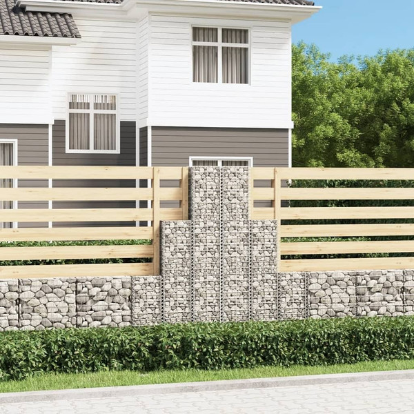 6 Piece Gabion Set Galvanized Wire A949-141049