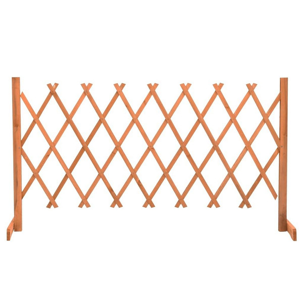 Garden Trellis Fence Orange 59.1"x31.5" Solid Firwood A949-314826