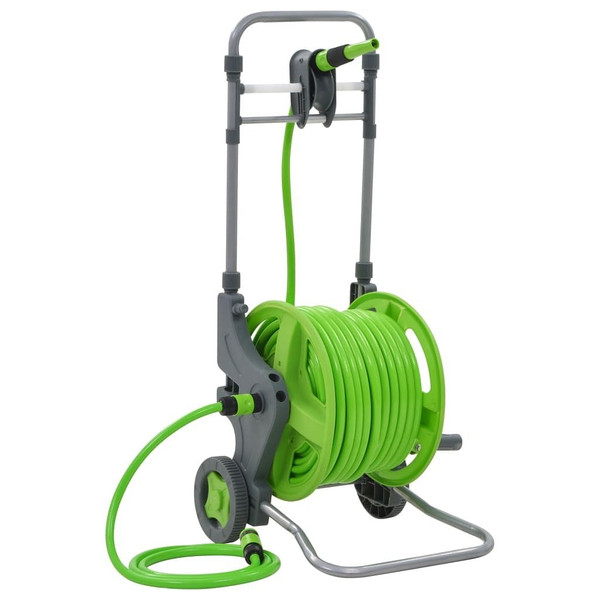 Water Hose Reel with Wheels 174.6'+6.6' A949-143900