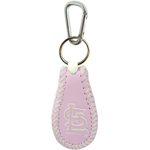St. Louis Cardinals Keychain Classic Baseball Pink CO Z157-4421404493