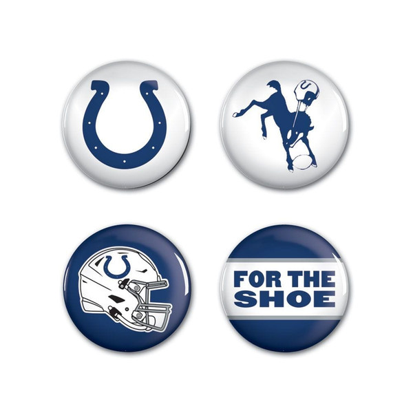 Indianapolis Colts Buttons 4 Pack Z157-3208588807