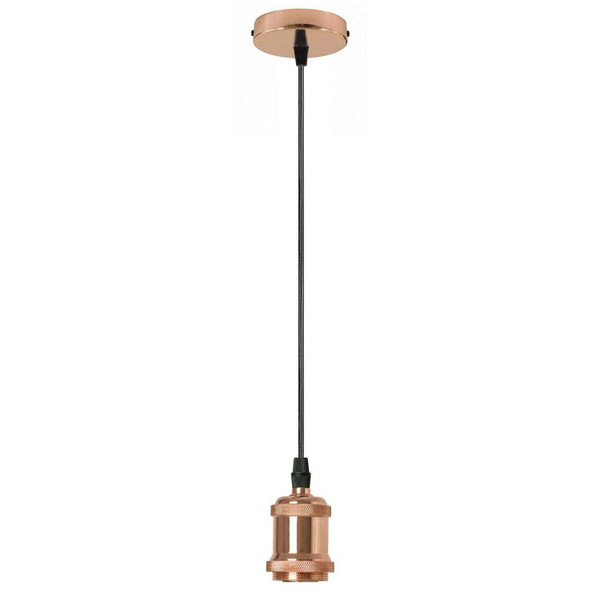 E26 Screw Ceiling Pendant Light Fitting Lamp Rose Gold Light fixture~1549 T575-V0671388177